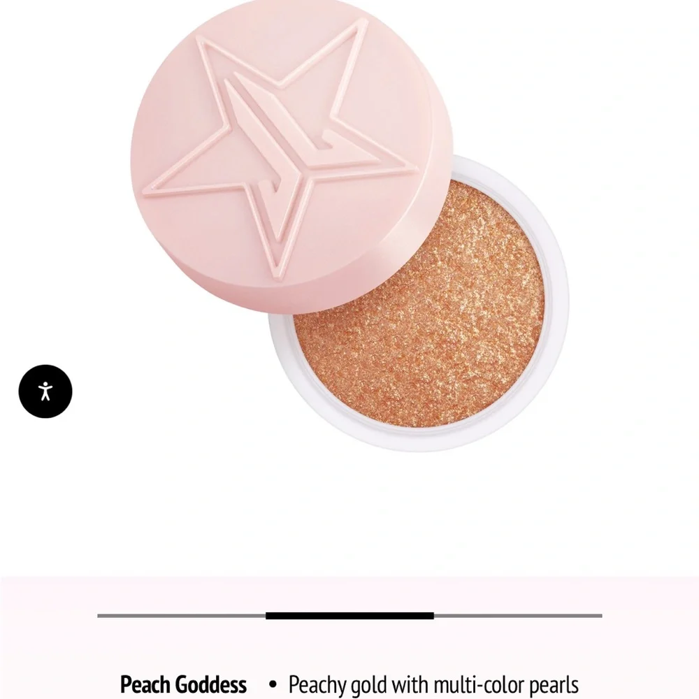 Jeffree Star “PEACH GODDESS” Eye Gloss Powder!